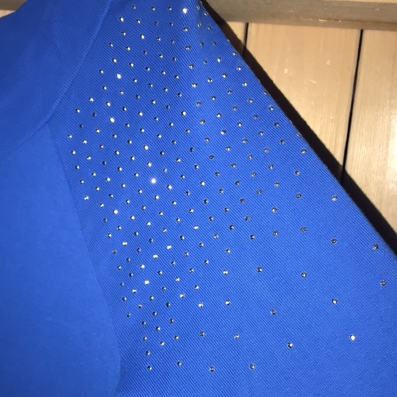 Rafaella Blue Embellished Blouse XLP - Picture 2 of 5